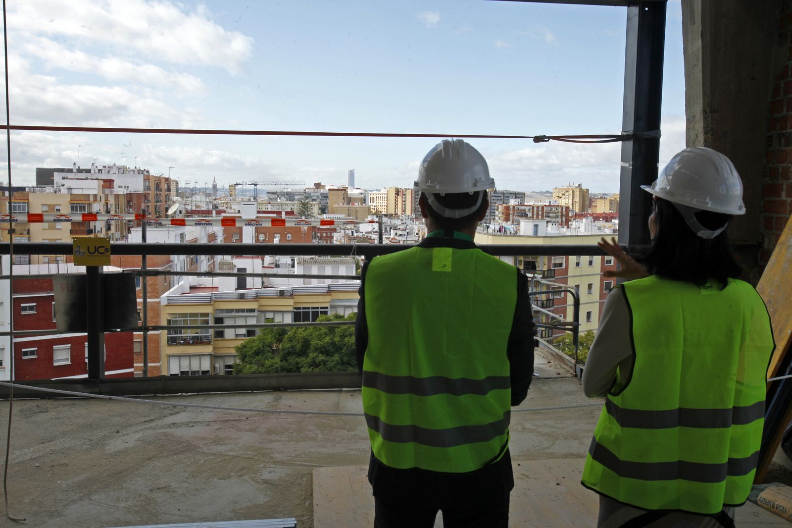 Obras en la "nueva" fábrica de Cruzcampo