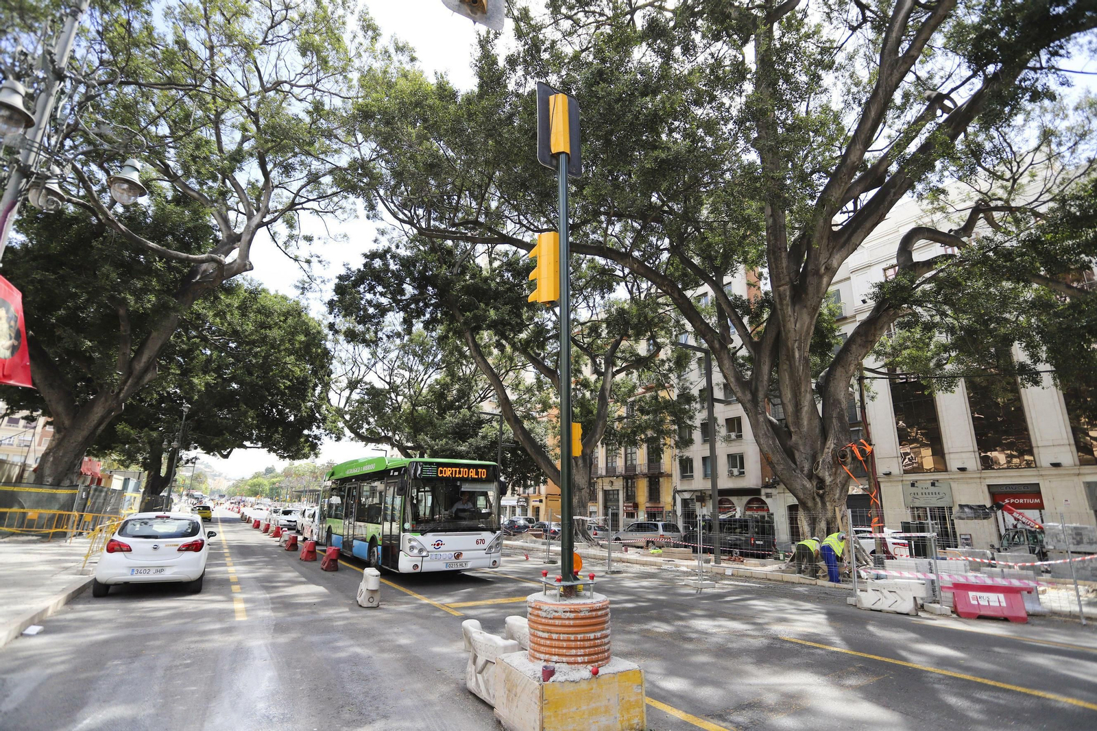 Las fotos en la cuenta atrás para la nueva Alameda Principal