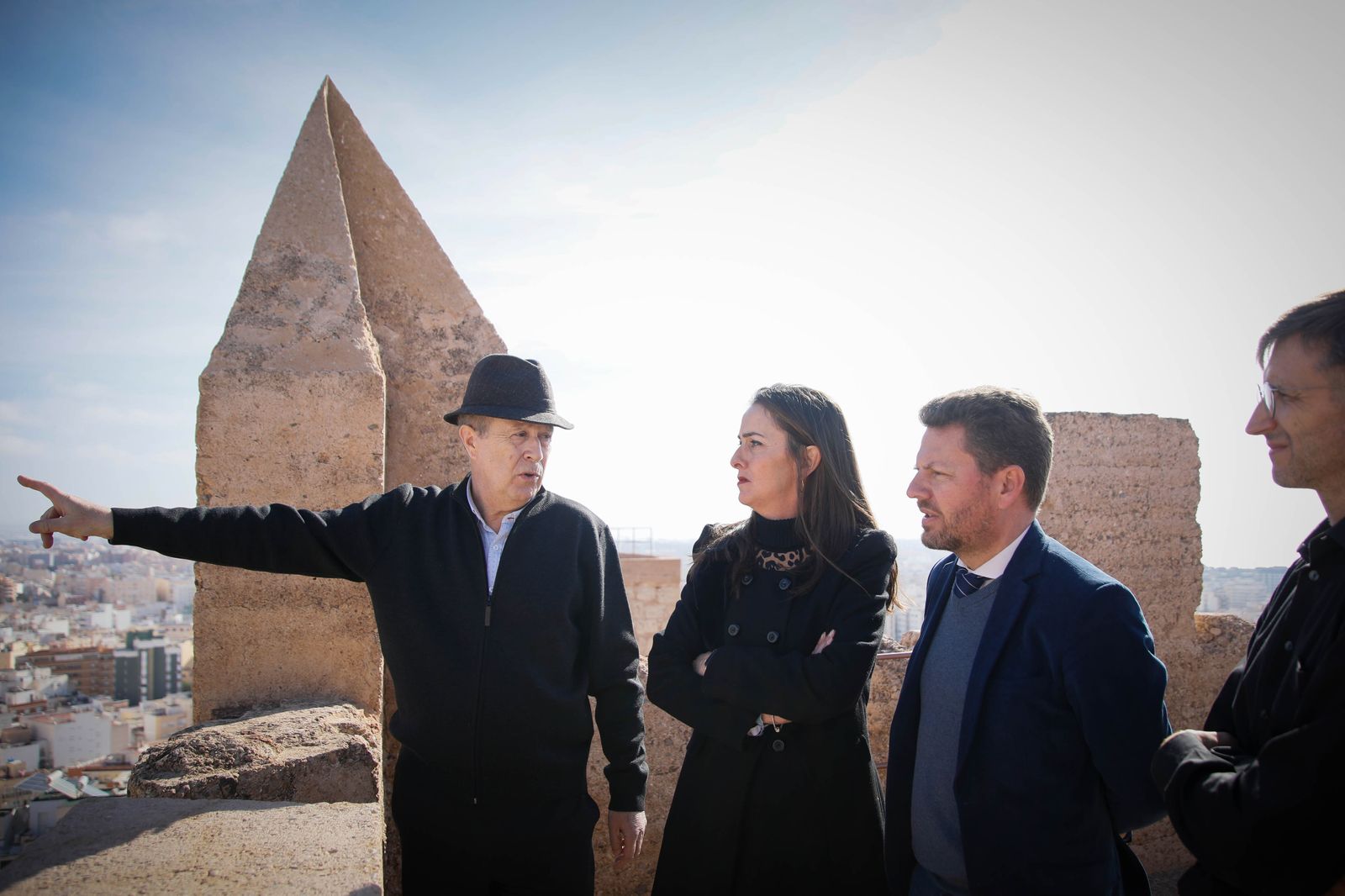 Las imágenes de la restauración de la Muralla de San Cristóbal