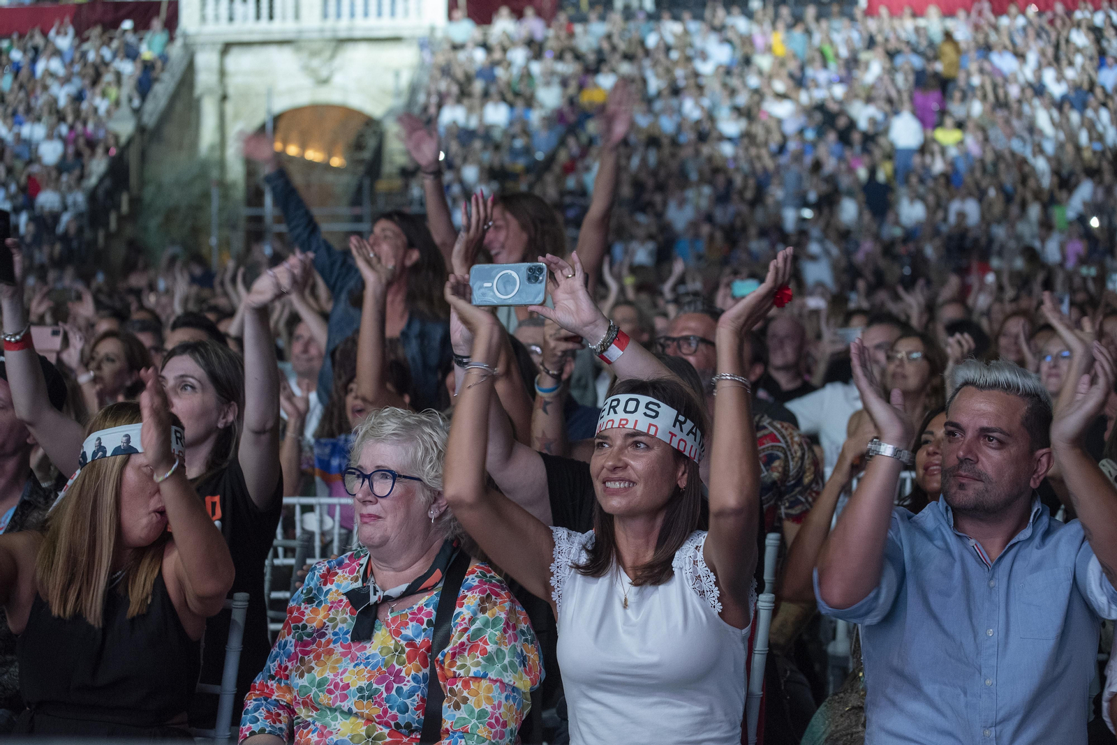 Las imágenes del concierto de Eros Ramazzotti en Sevilla