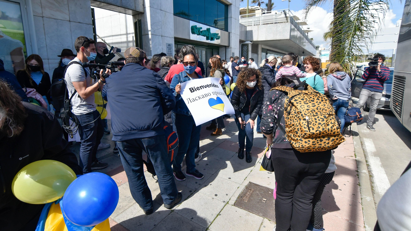Llegada de refugiados ucranianos a Algeciras