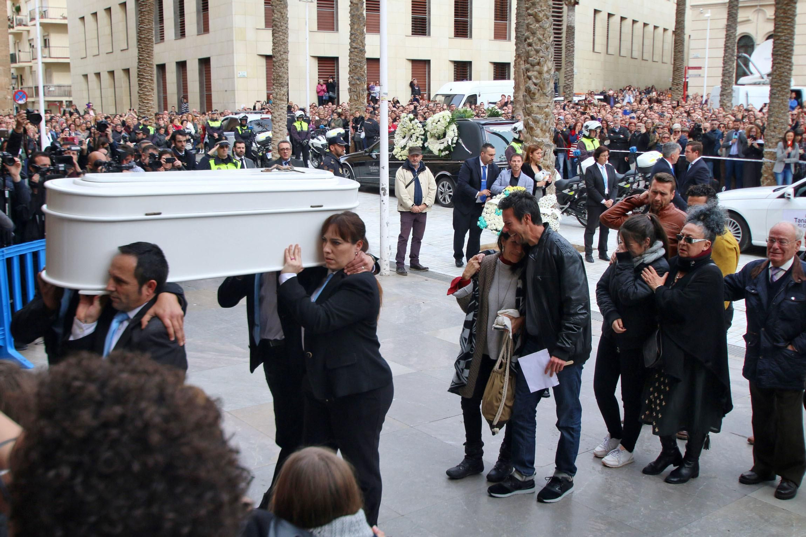 Las imágenes del funeral de Gabriel