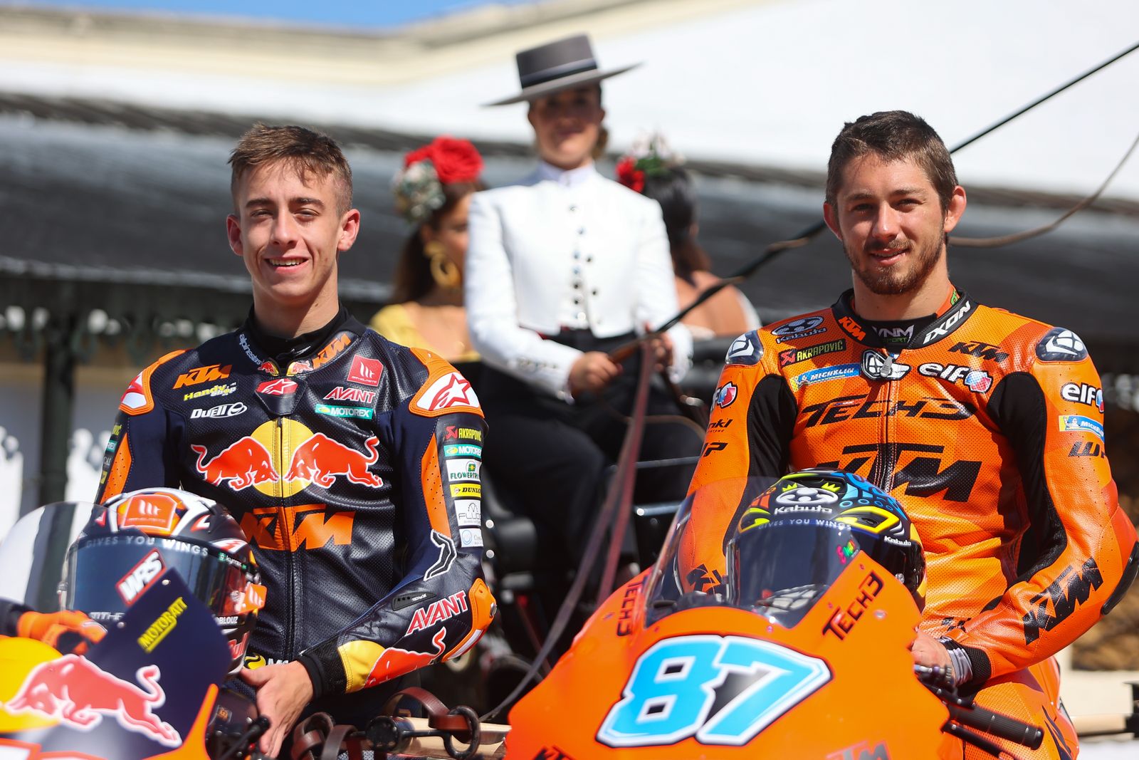 Pedro Acosta y Remy Gardner 'ruedan' en González Byass