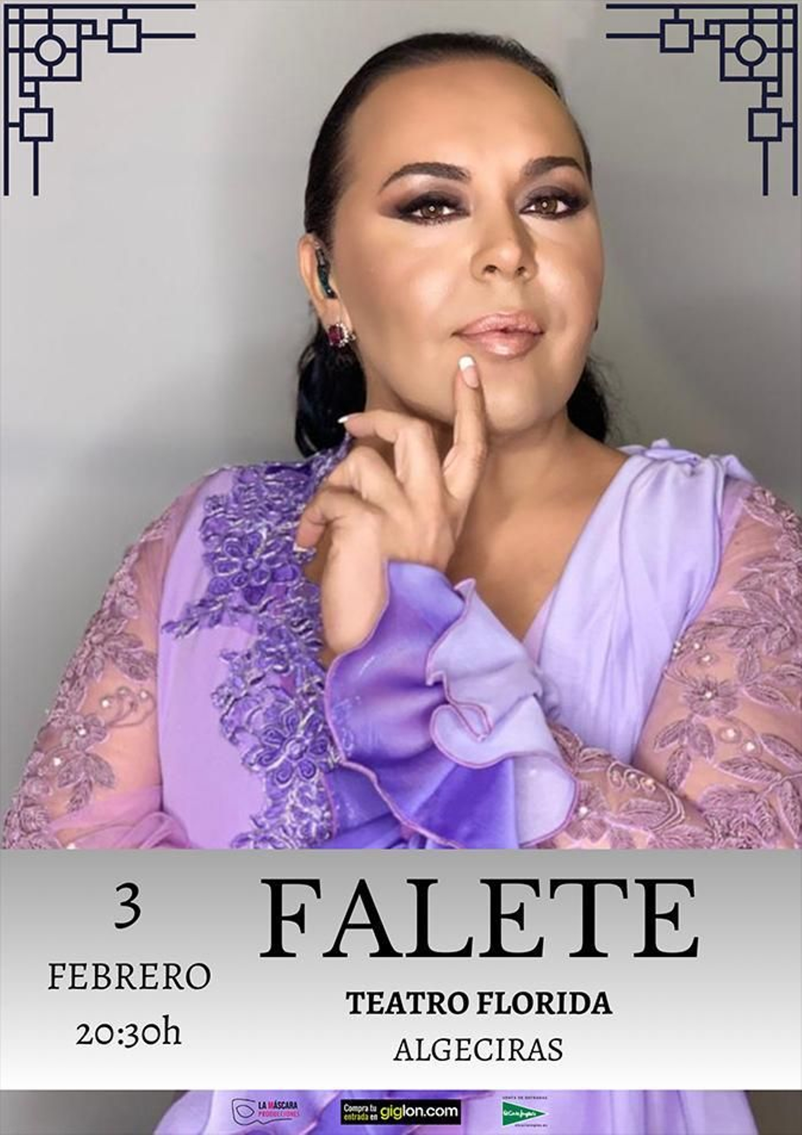 Cartel concierto de Falete en Algeciras