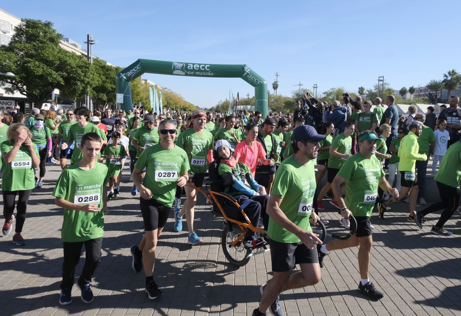 La Carrera por la Vida de la Asociación Española contra el Cáncer en Córdoba, en fotografías