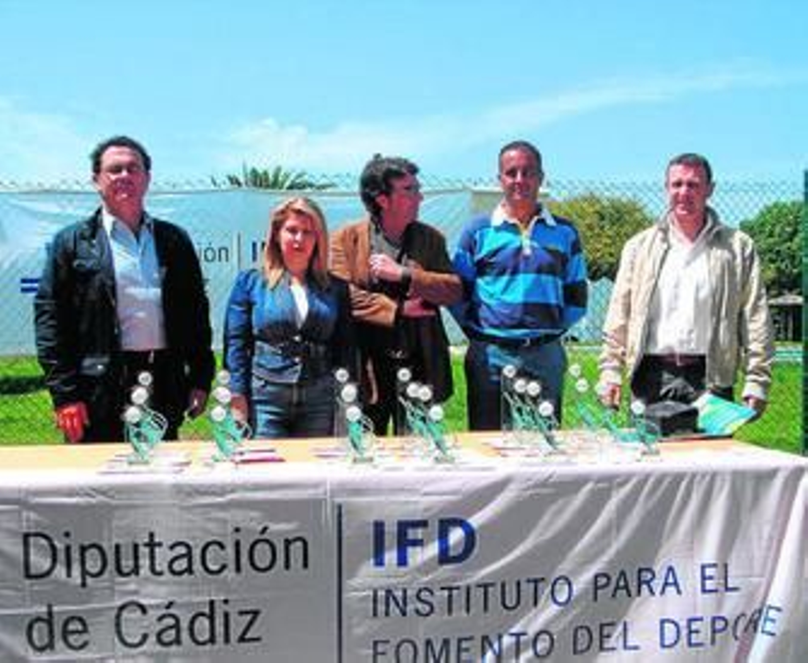 Mamen Sánchez y Juan Manuel García  Bermúdez asistieron a la entrega de trofeos.