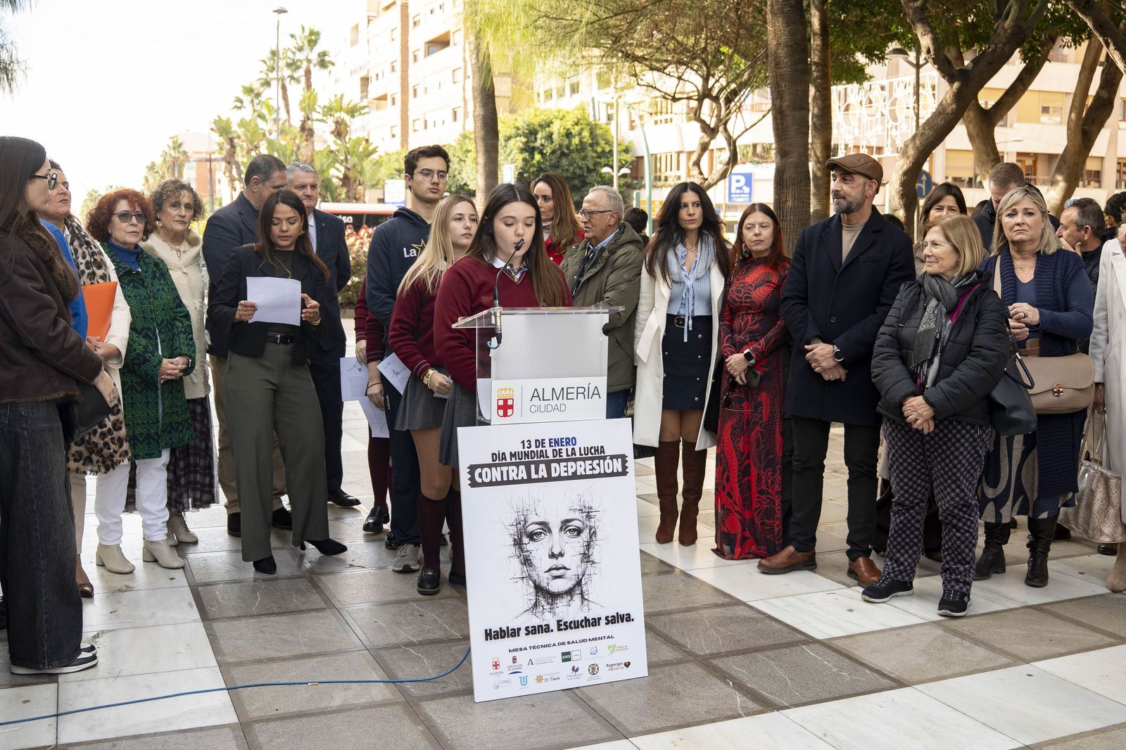 Las imágenes del acto por el Día Mundial Contra la Depresión