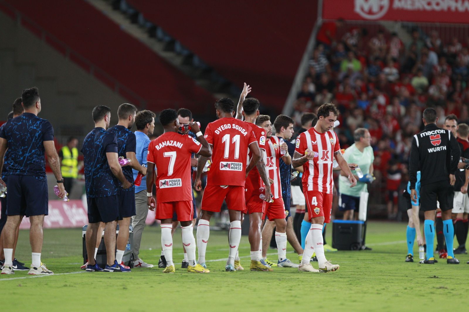 Imágenes del partido U.D. Almería-C.A. Osasuna