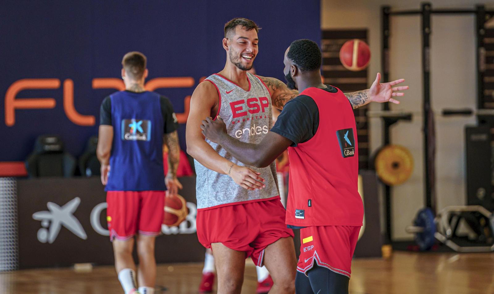Sesión de la selección española en The Embassy