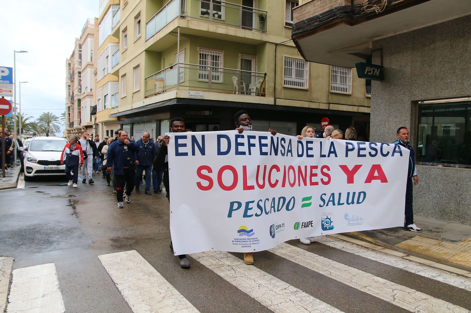 Fotogalería manifestación del sector pesquero