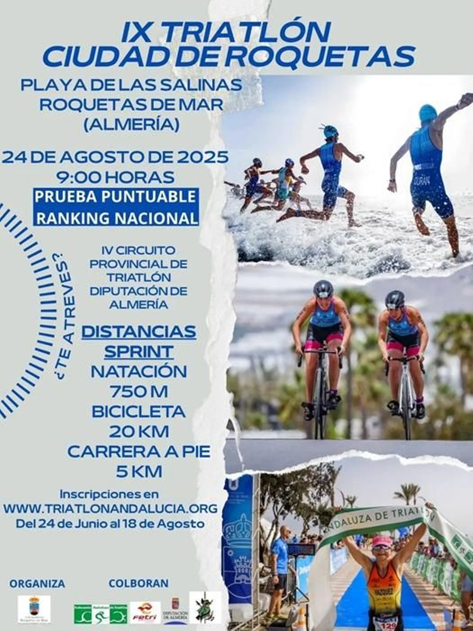 Cartel oficial de esta cita deportiva celebrada en la localidad almeriense.