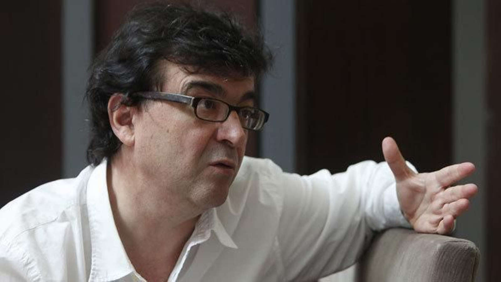 Javier Cercas (Ibahernando, 1962), durante la entrevista en un hotel de Sevilla.