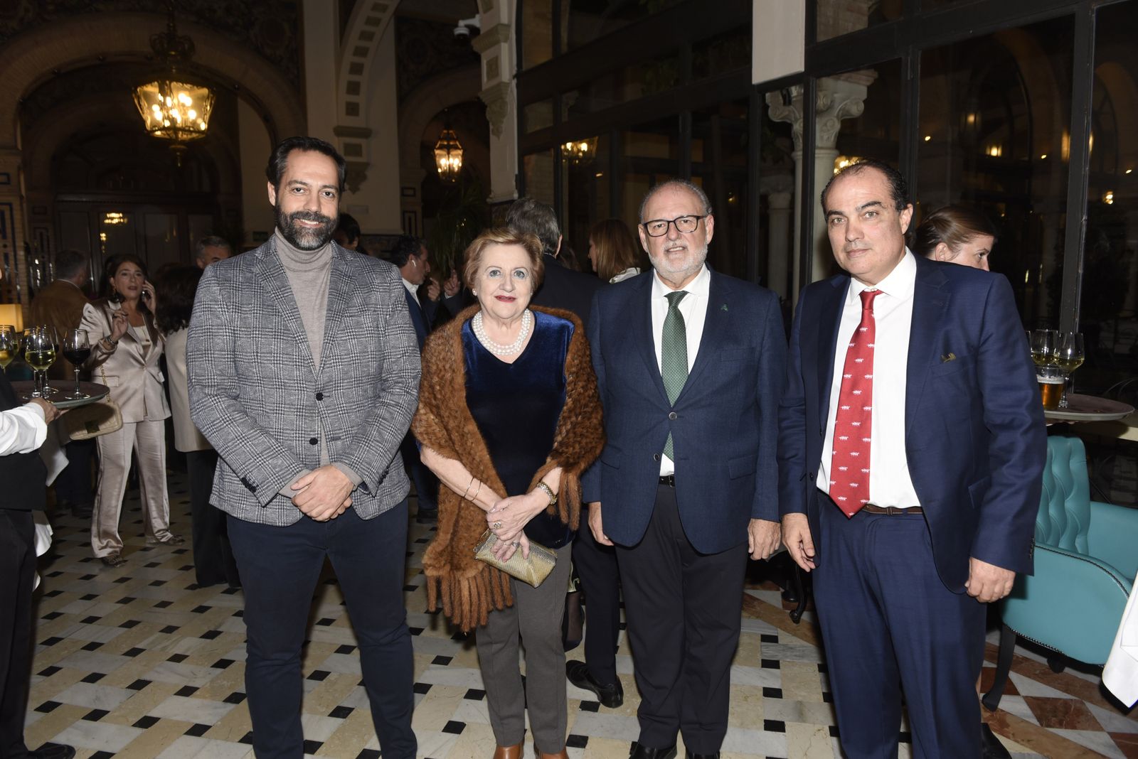 Jorge del Diego, Blanca Fernández, Miguel Ángel Guzmán y David Fernández