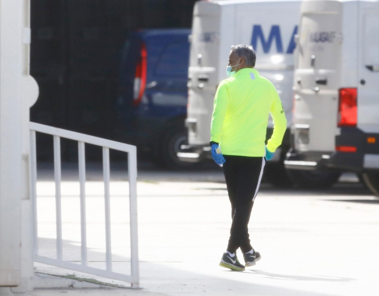 Las fotos del entrenamiento del Málaga