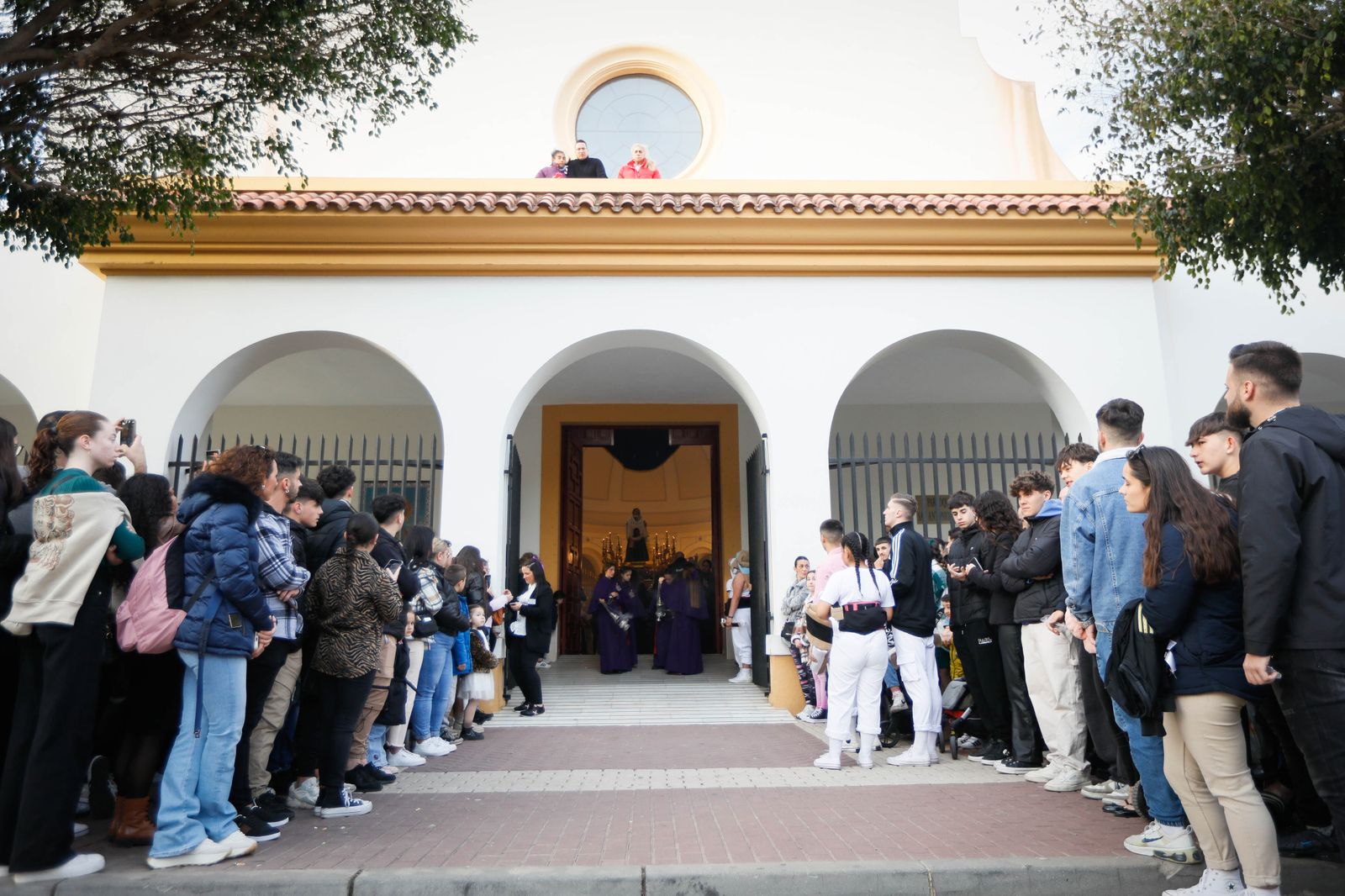 La procesión del Encuentro, en imágenes