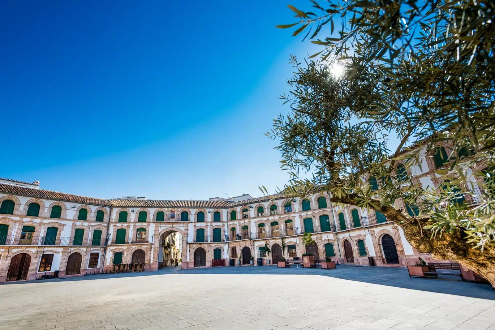 La Plaza Ochavada de Archidona.