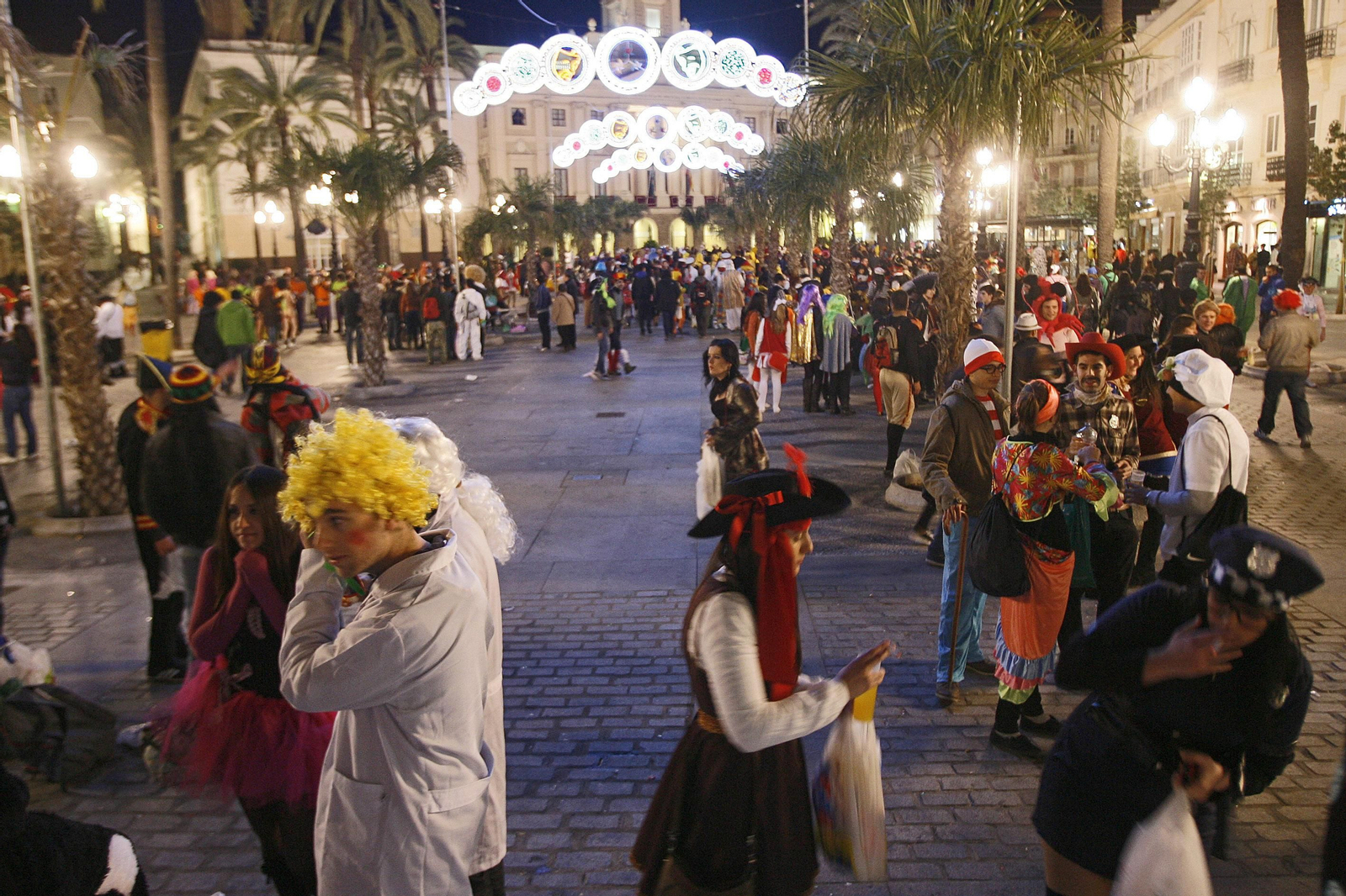 Cuando en Carnaval se iluminaban las calles y se ponían exornos