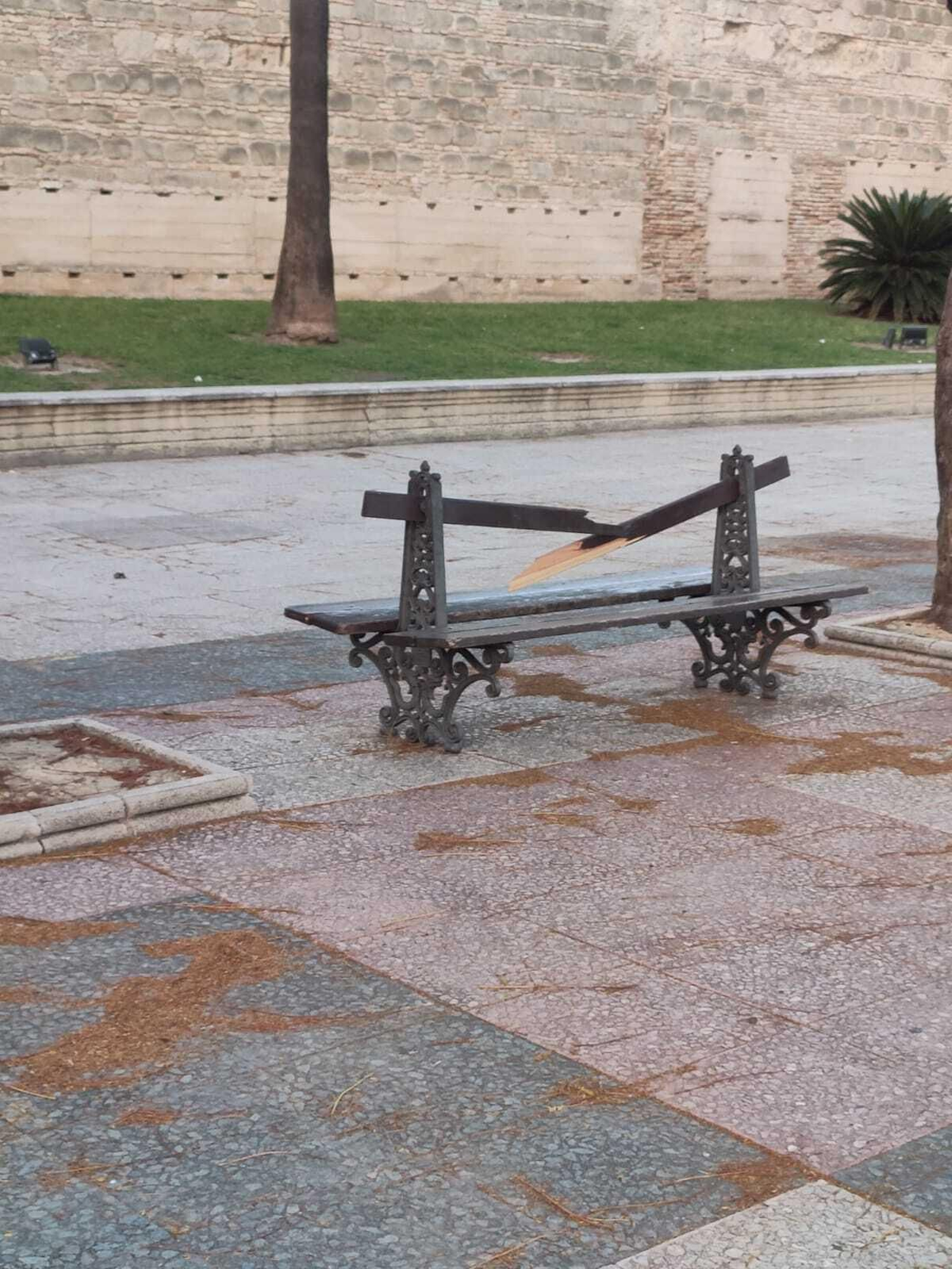 Quejas por el estado de abandono de la Alameda Vieja