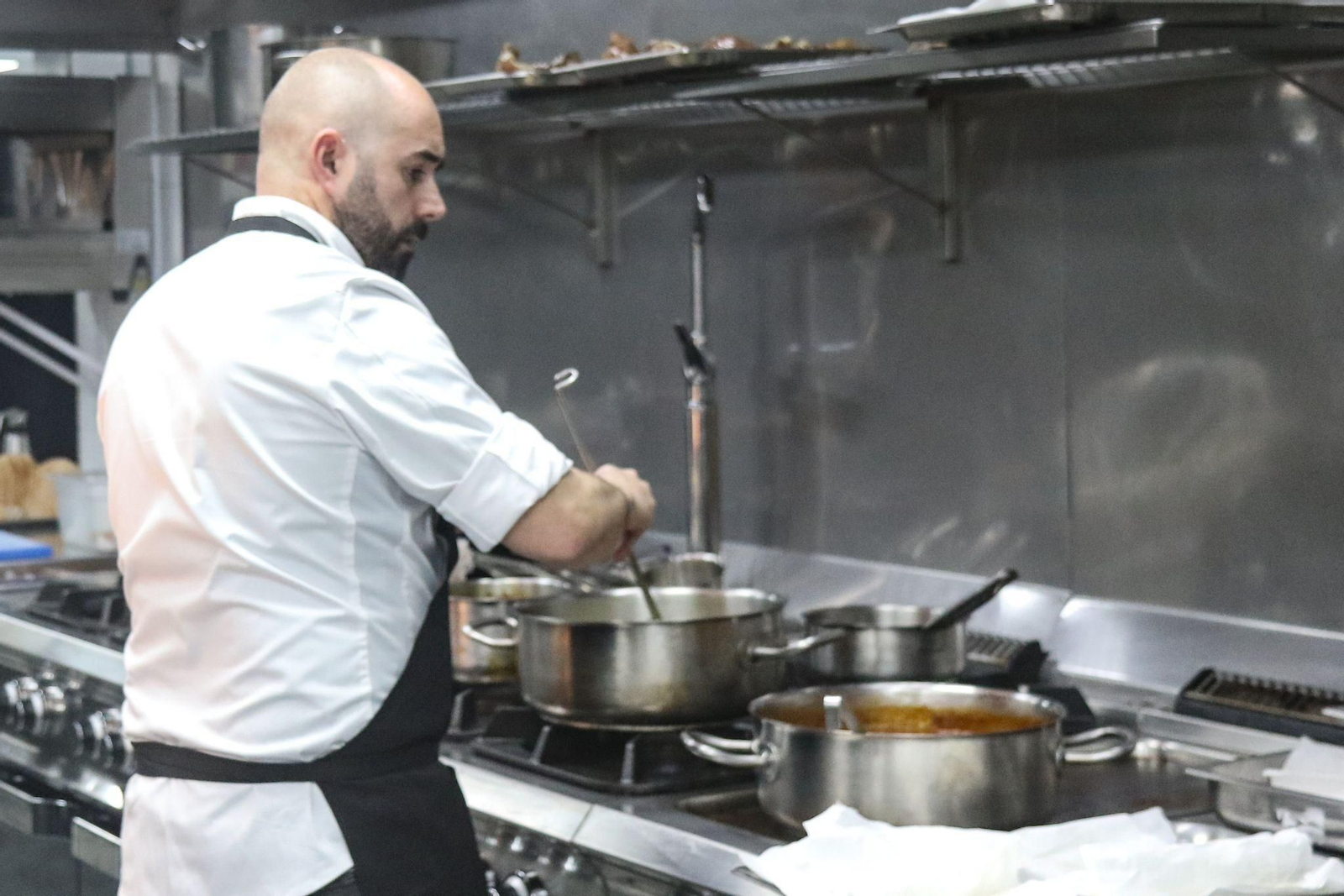 El impresionante menú a cuatro manos en el Claustro de Santa Paula, las imágenes