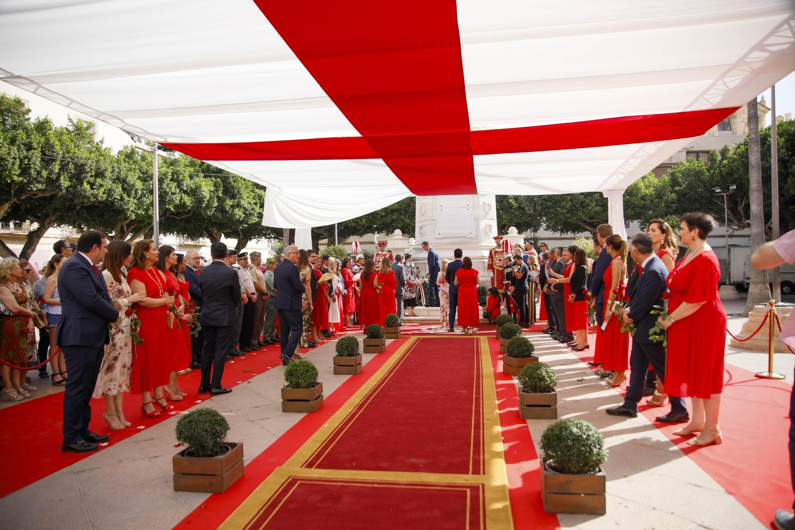 Las imágenes de los acto conmemorativo a los Coloraos