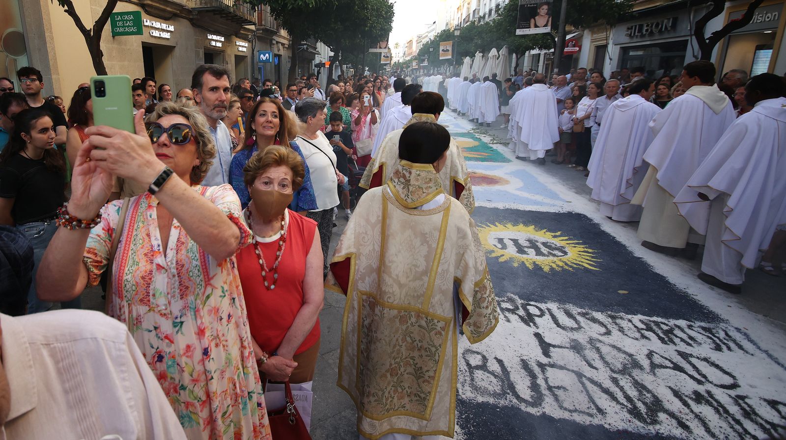 Procesión del Corpus el pasado año en Jerez.