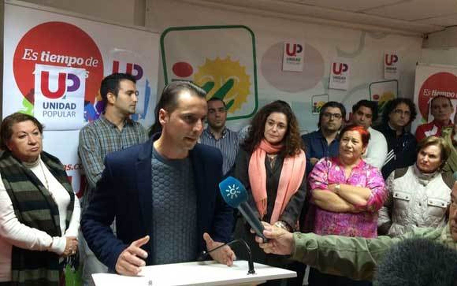 IU: "Rajoy vino a la provincia con más paro a pedir el voto a cambio de nada"