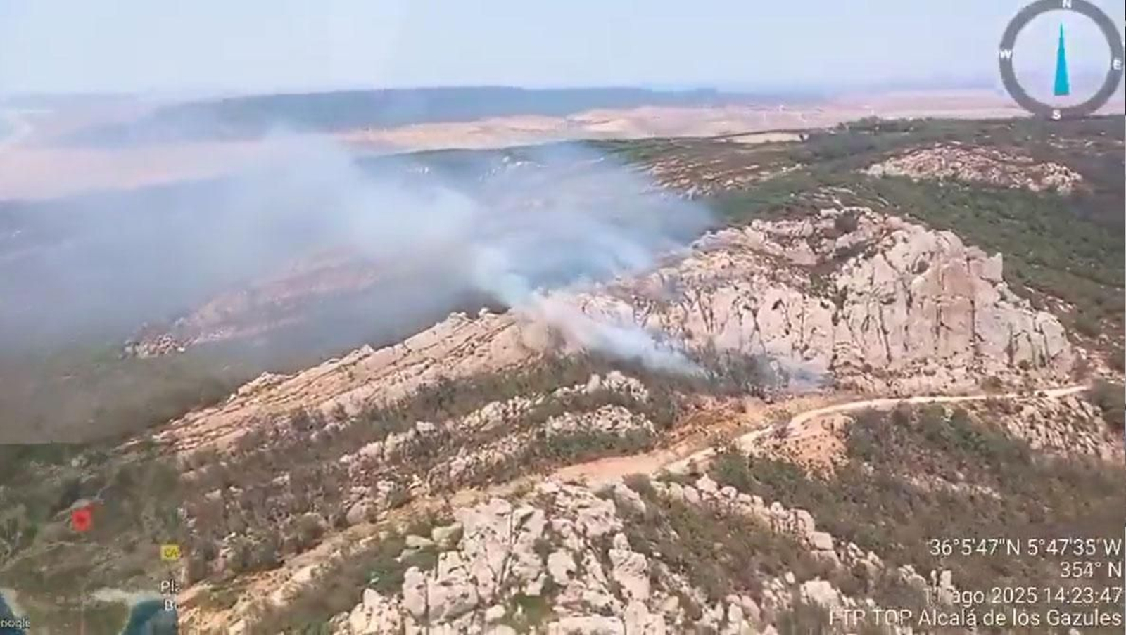 Nuevo incendio en Tarifa.