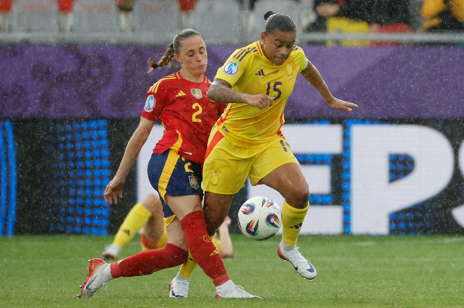 Las fotos de la goleada de España sobre Bélgica en la Eurocopa femenina