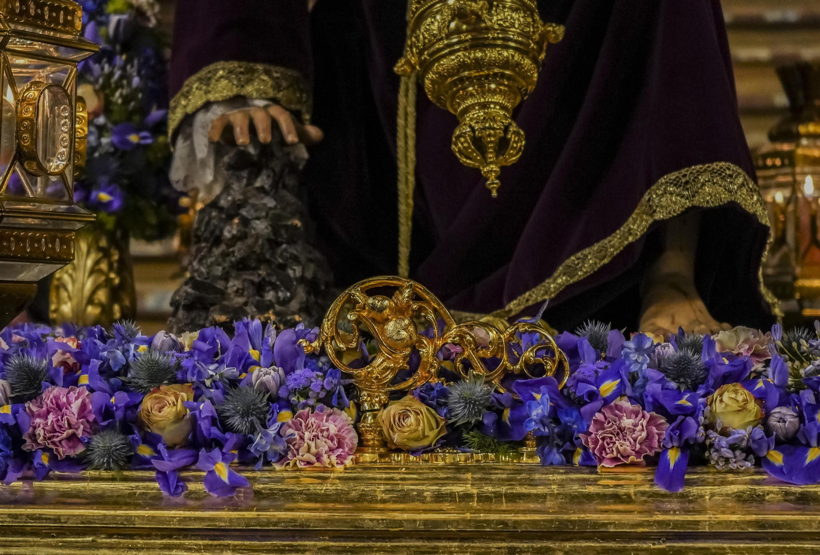 Del Albaicín al Realejo, las imágenes del traslado de Tres Caídas