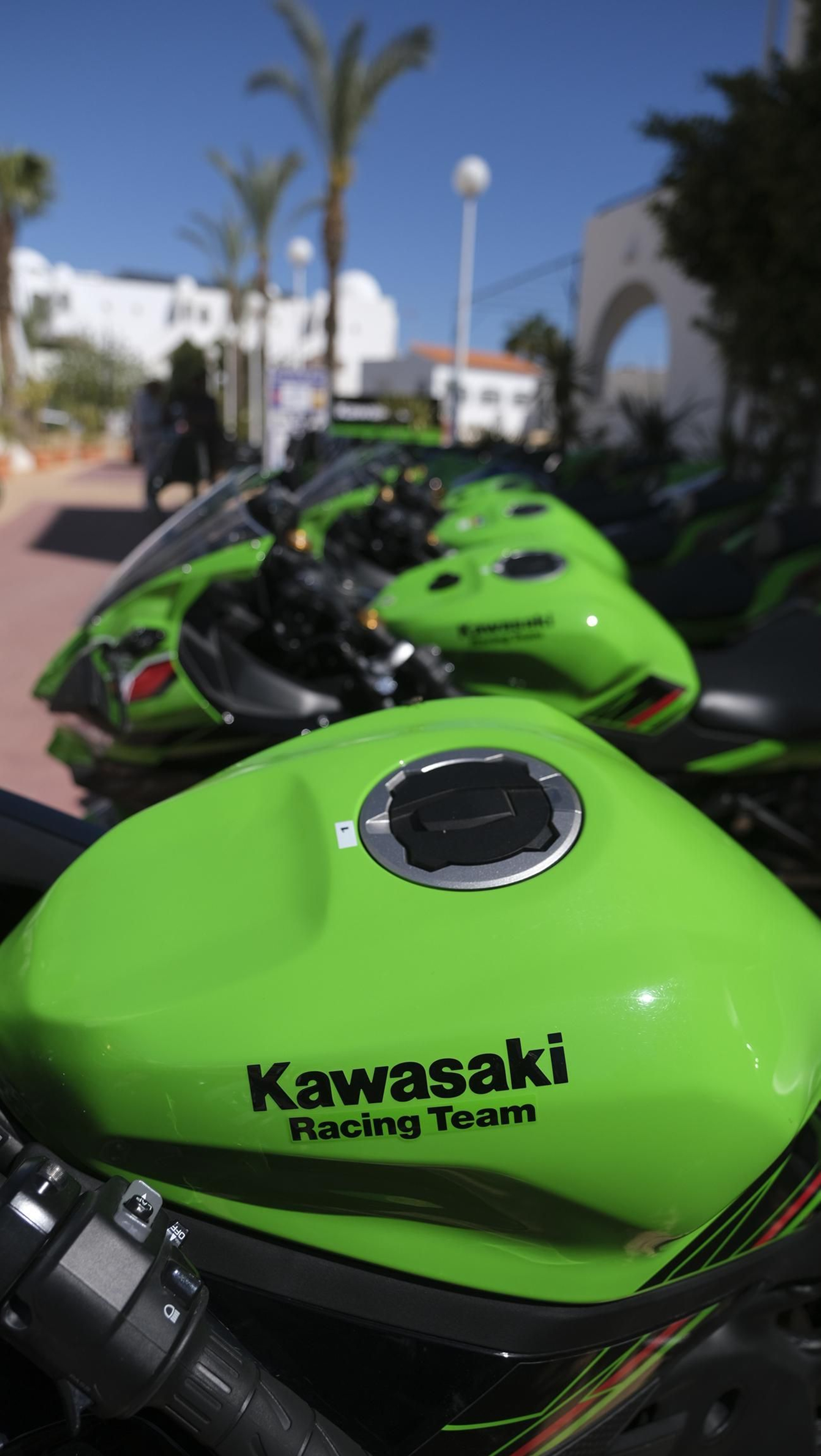 Las imágenes de las motos Kawasaki en Mojácar