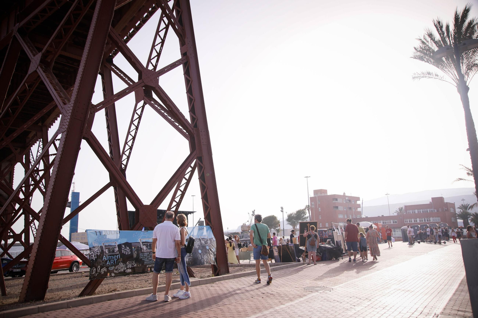 Imágenes del Festival AlmeriArt en el Parque de las Almadrabillas