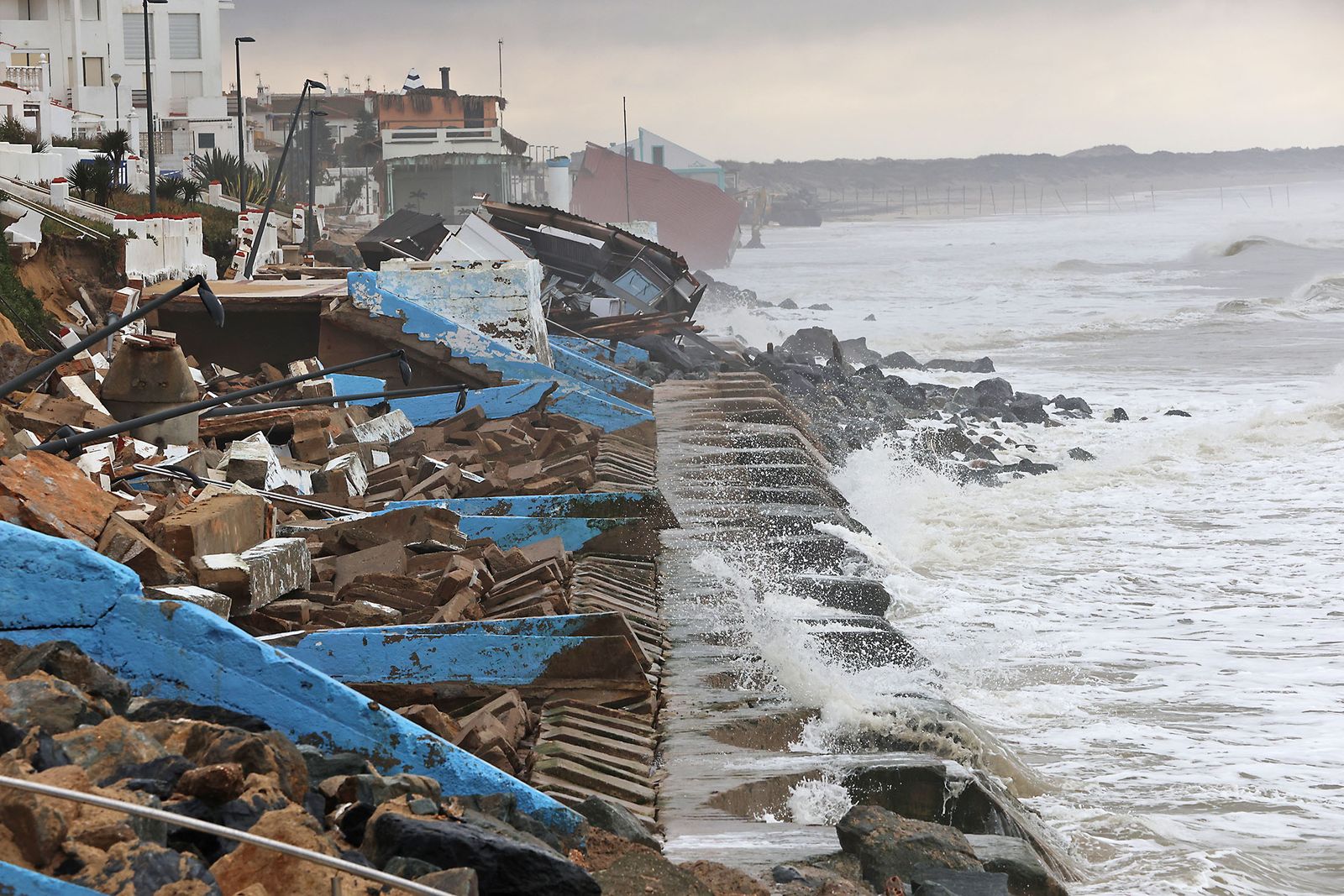 Las fotografías de los daños en Matalascañas