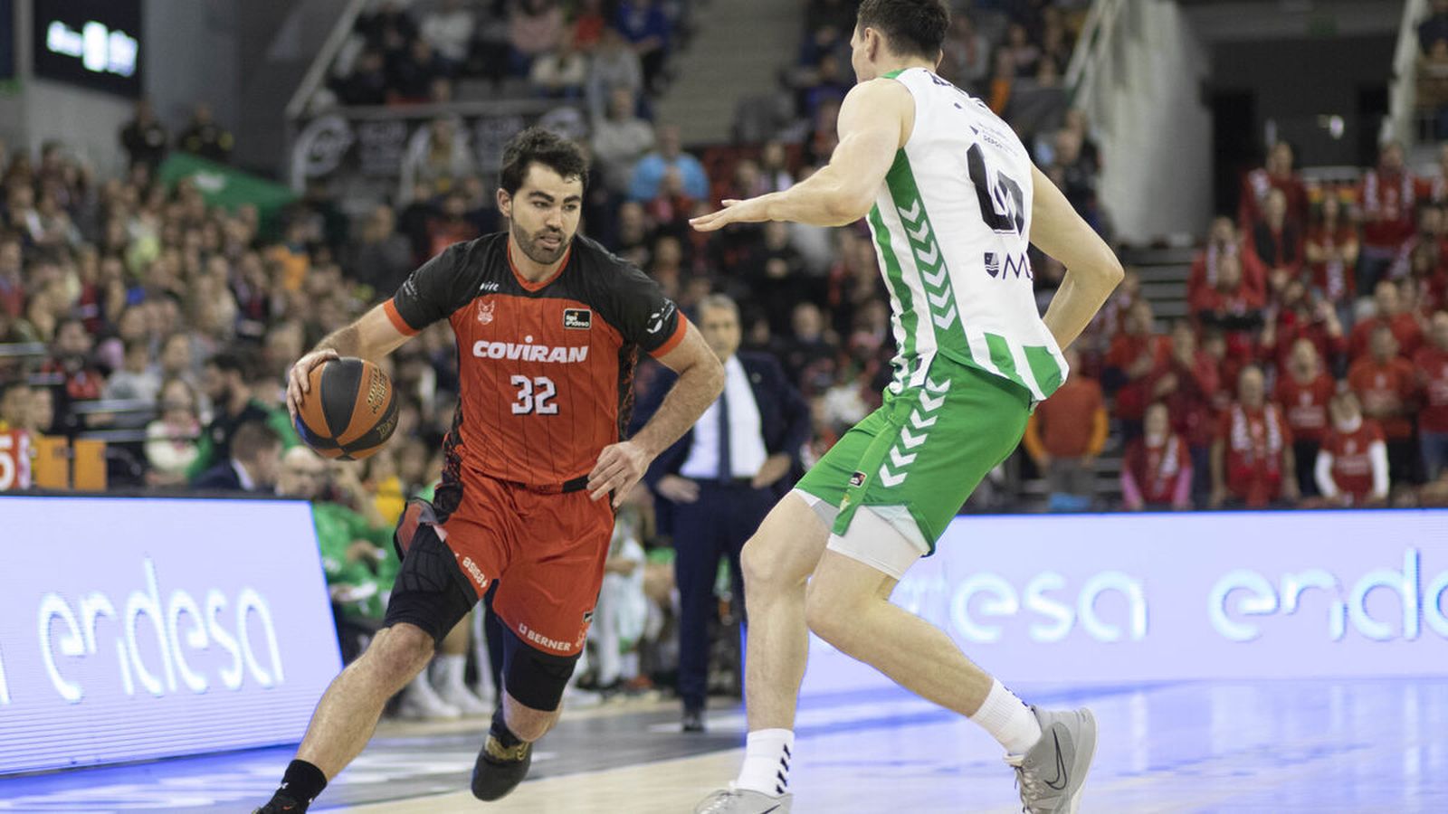 Luke Maye, en un partido con el Covirán Granada