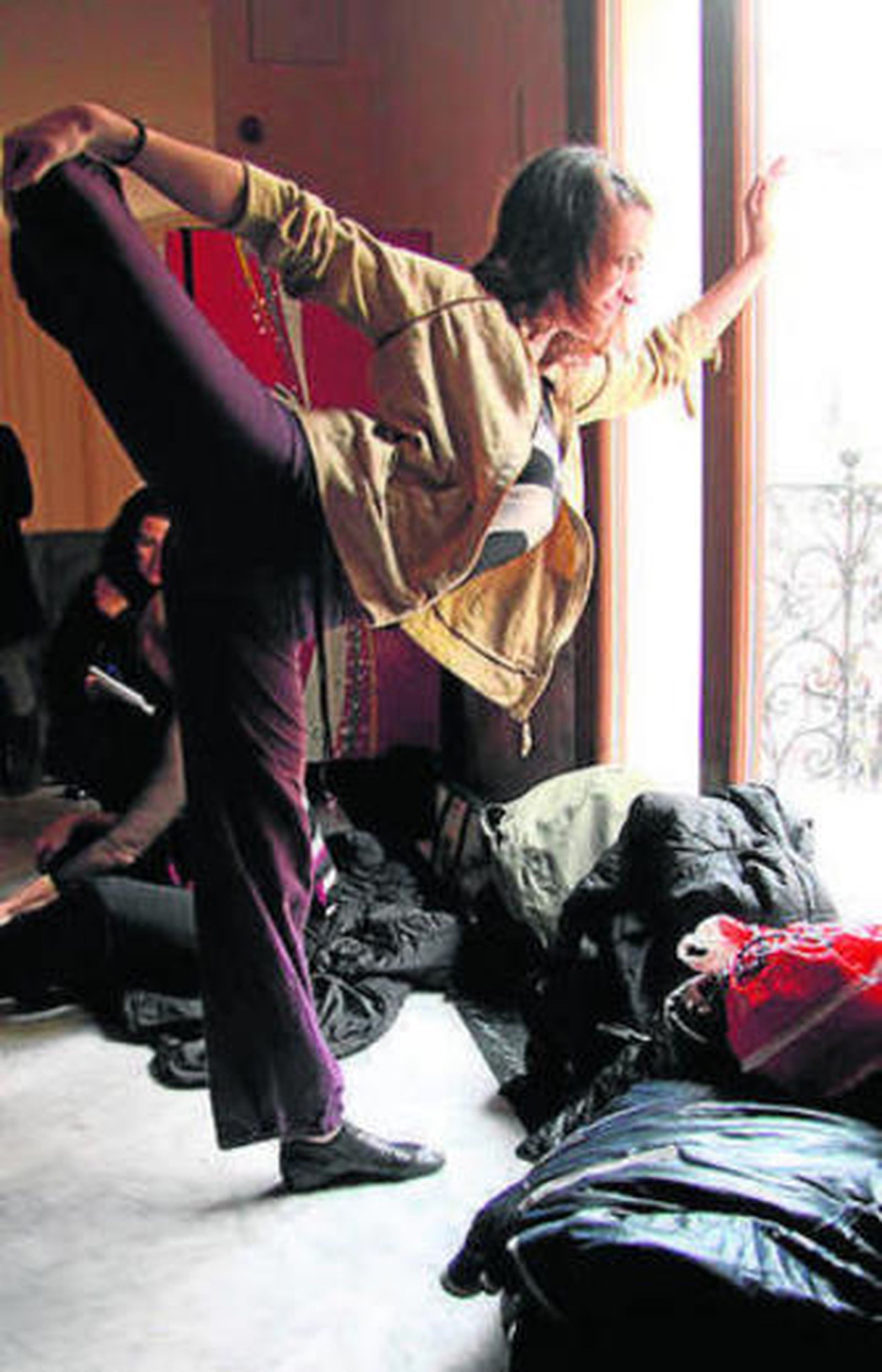 Una bailarina en el 'casting'.