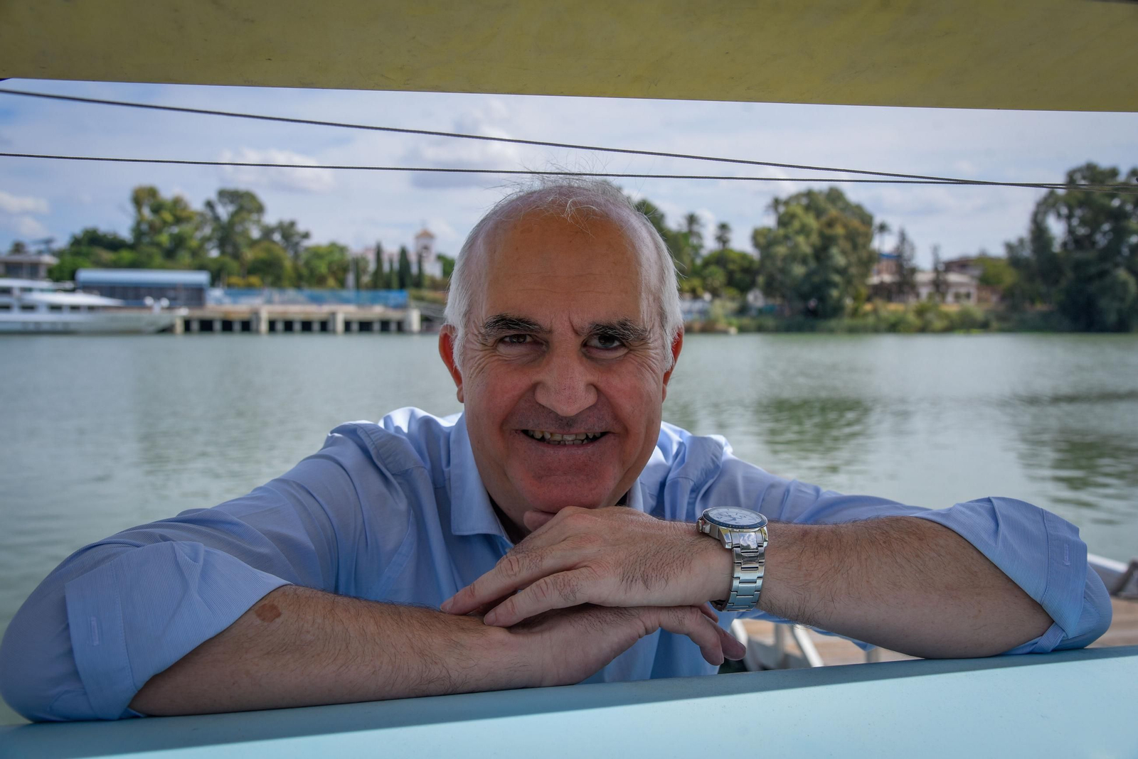 Fernando Briones, presidente de la Federación Andaluza de Remo.