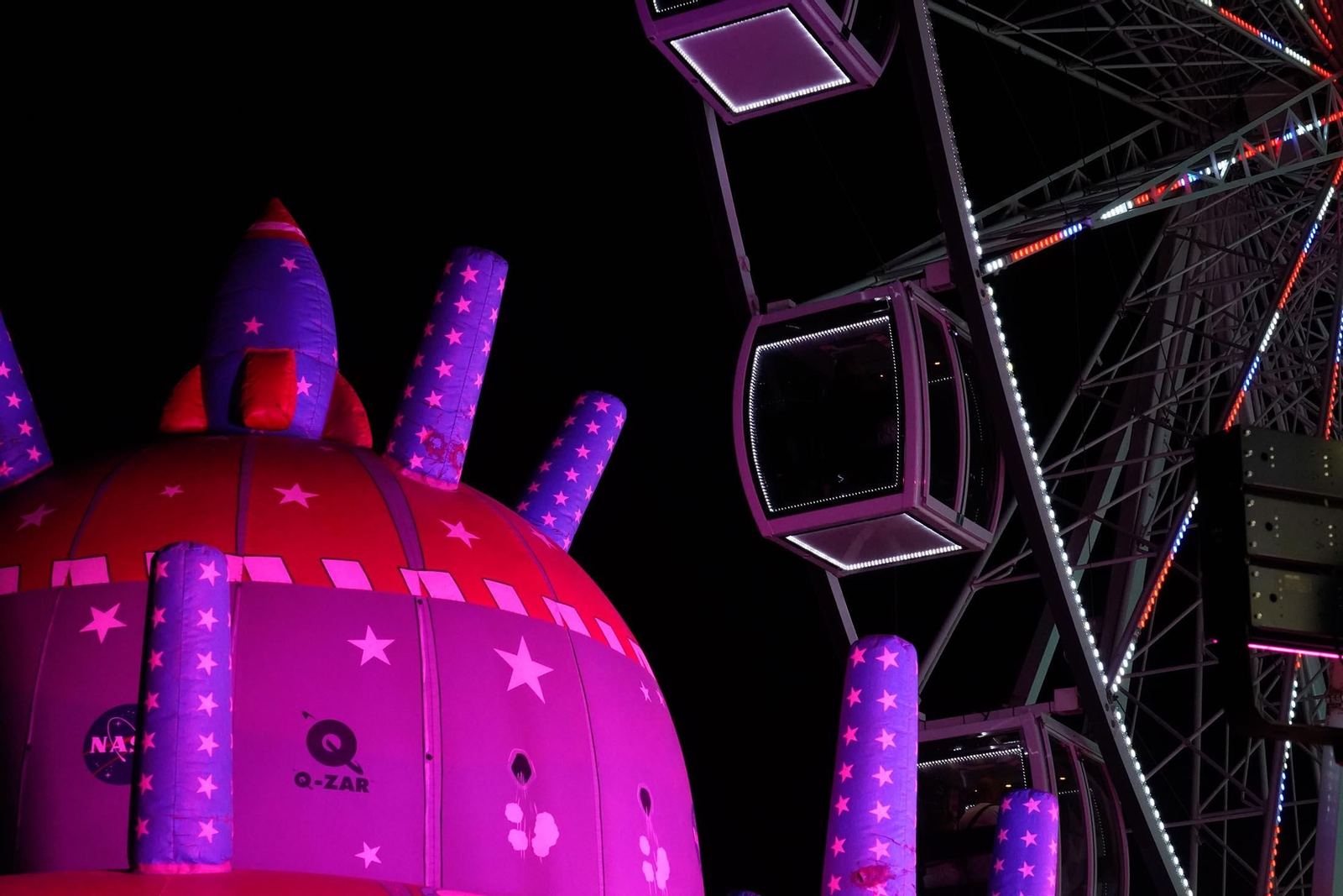 Imágenes del ambiente de Colombinas el día 3 de agosto