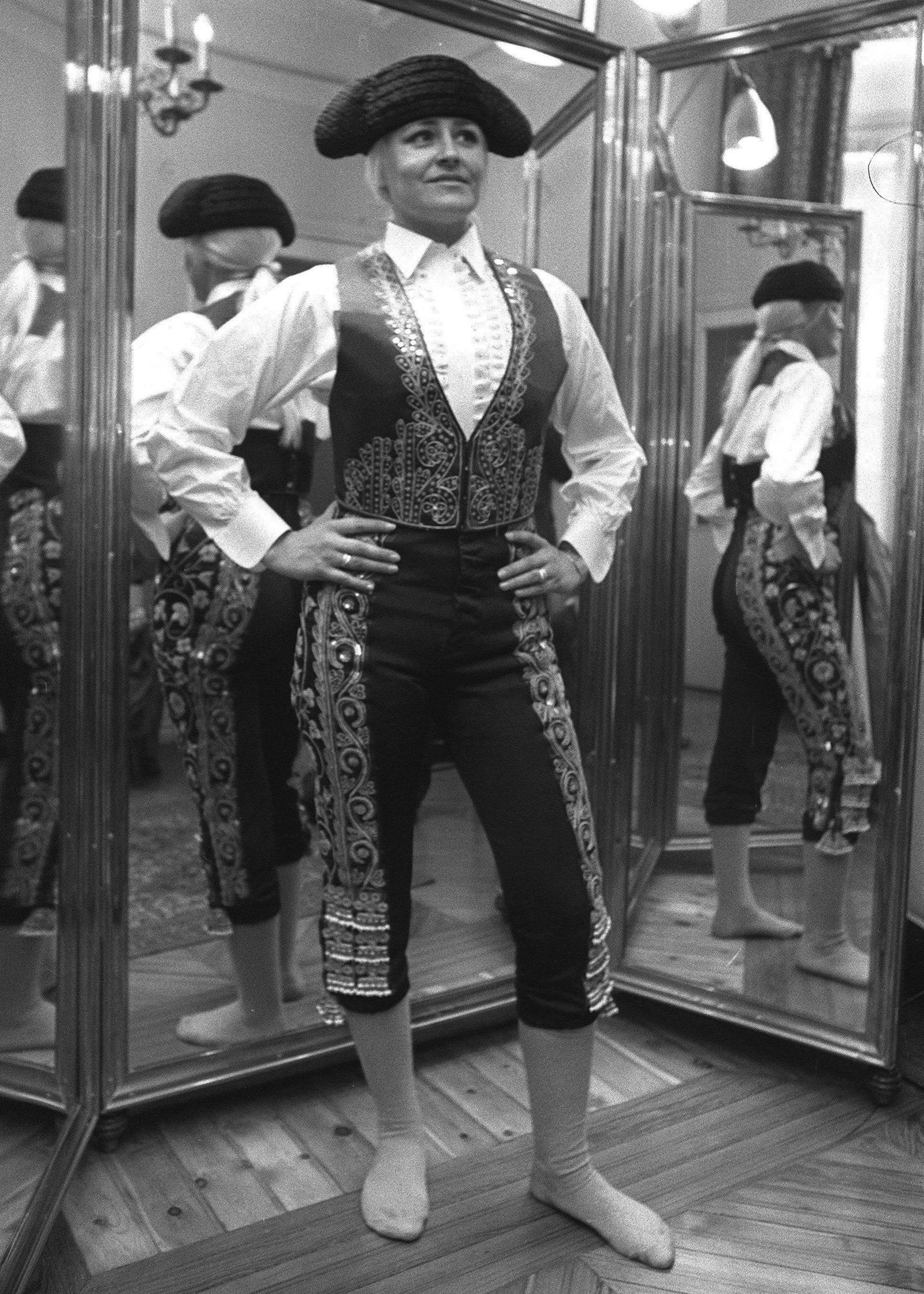 Ángela, en sus años de esplendor.