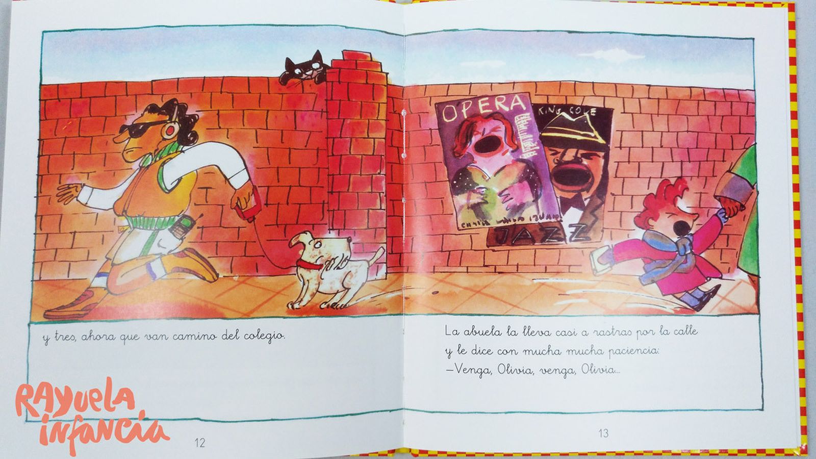 'Olivia no quiere ir a la escuela'.