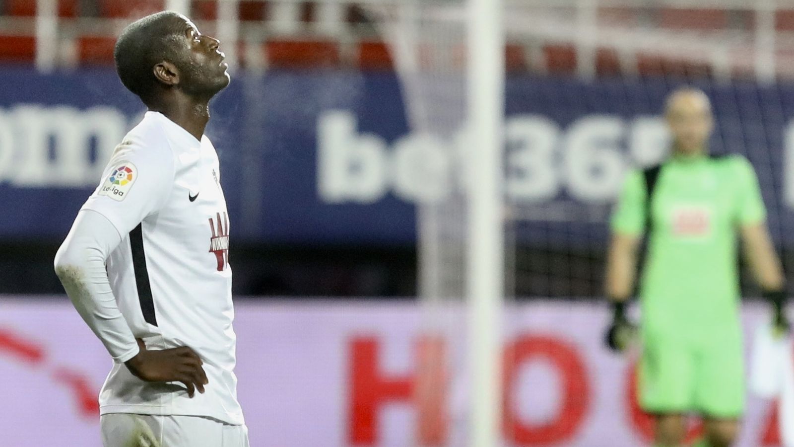 Ramos disputó sus últimos minutos como rojiblanco en Eibar.