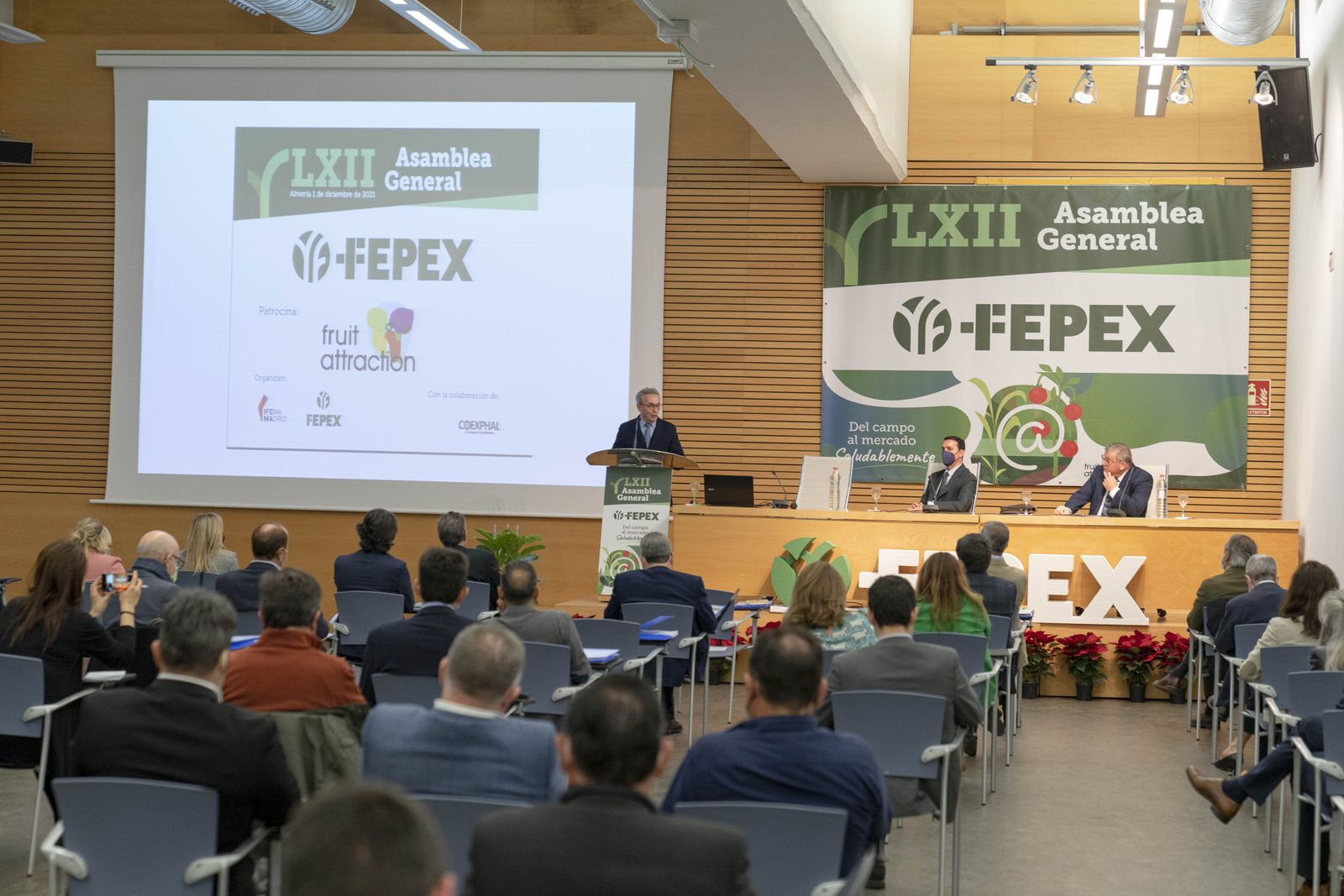 Inauguración de la Asamblea General de Fepex en Almería