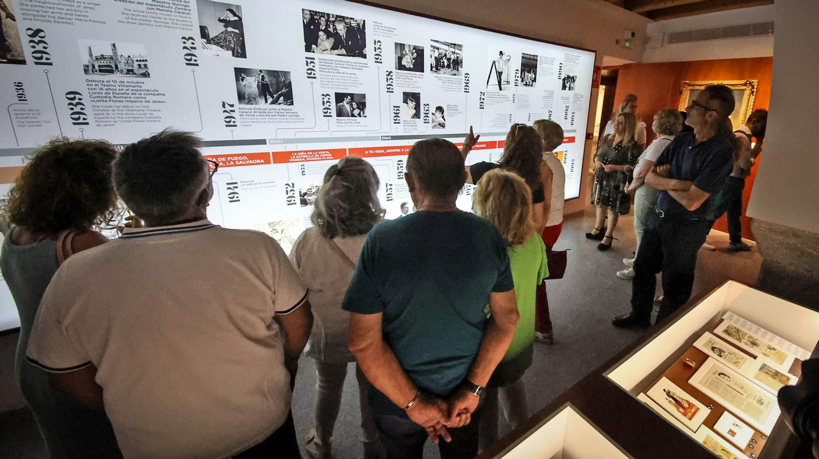 Una zona del museo de Lola Flores en Jerez.