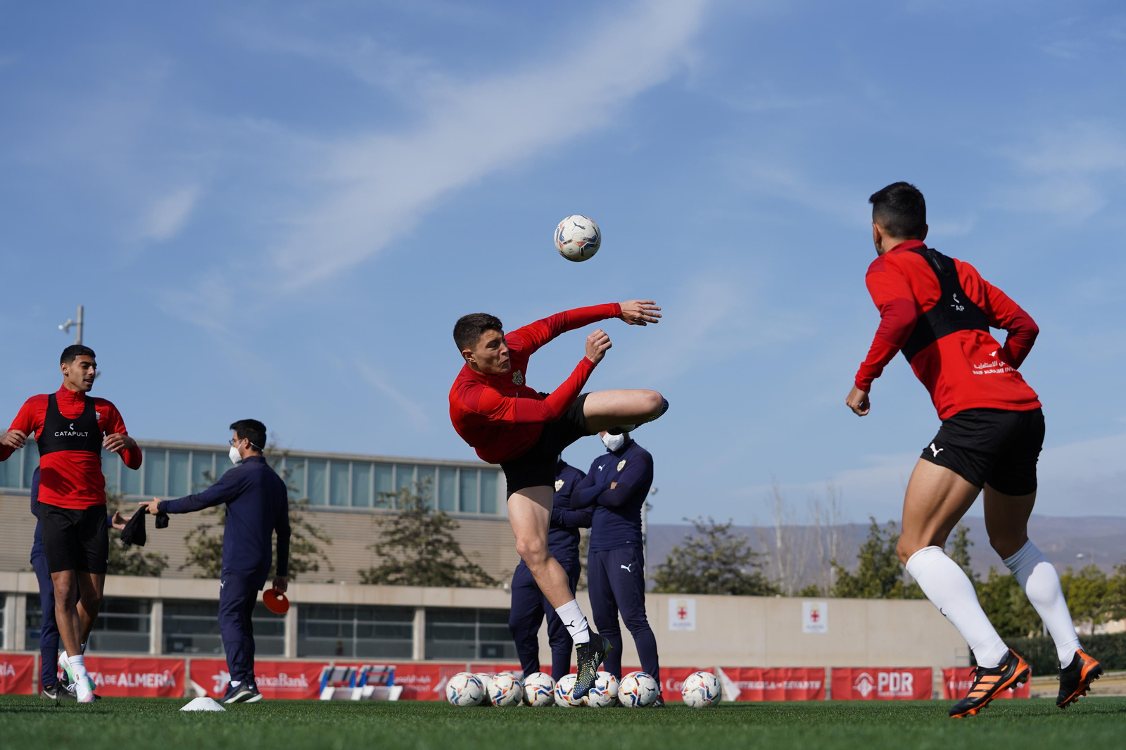 Entrenamiento del Almería, viernes 26