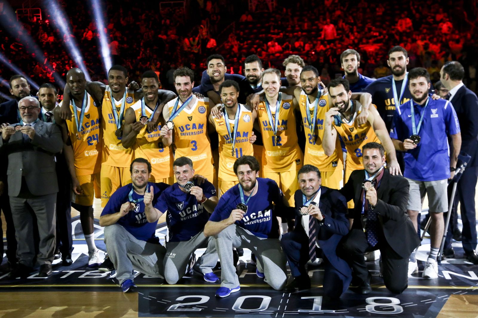 El UCAM Murcia, tercero en la Champions