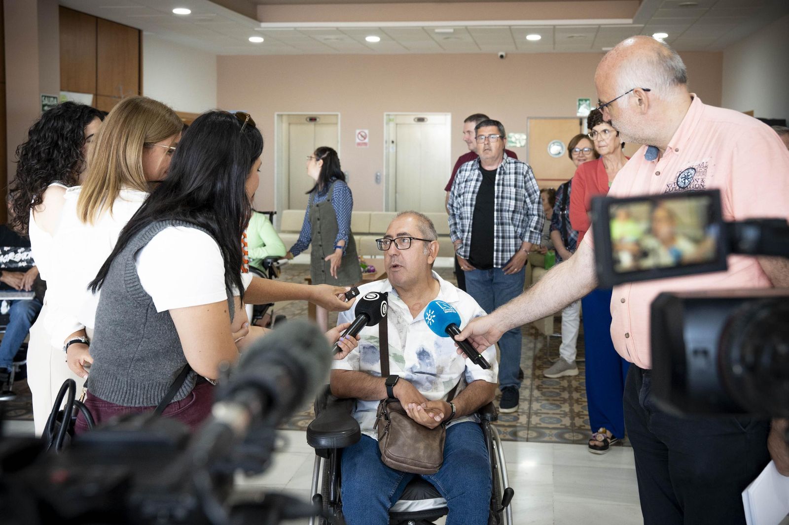 Las imágenes del acto de iniciación del Camino de Santiago de FAAM en Almería