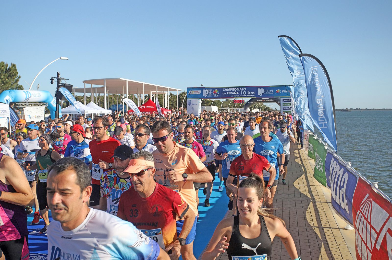 Imágenes de la 10K Puerta del Descubrimiento en Huelva