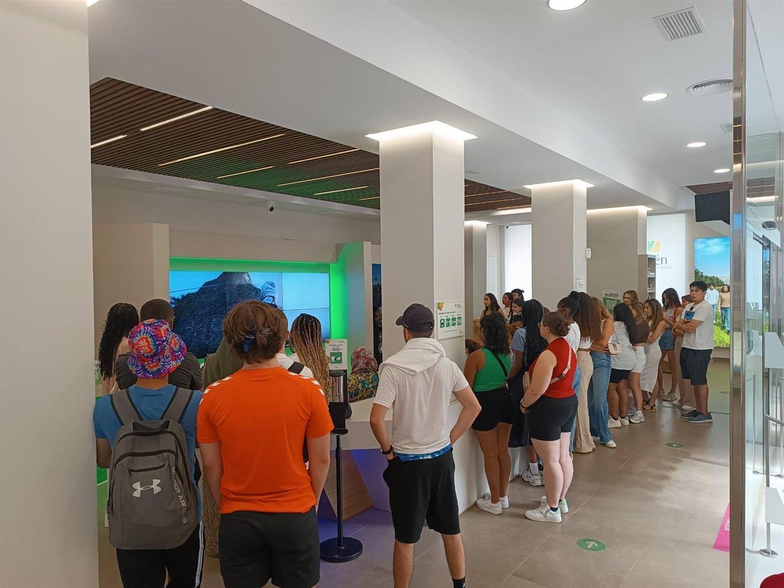 Visitantes en el Centro de Dinamización Turística de Jaén