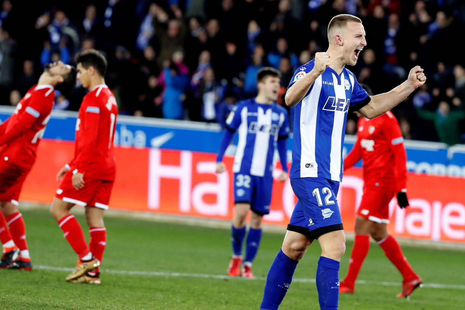 Las imágenes del Alavés-Sevilla