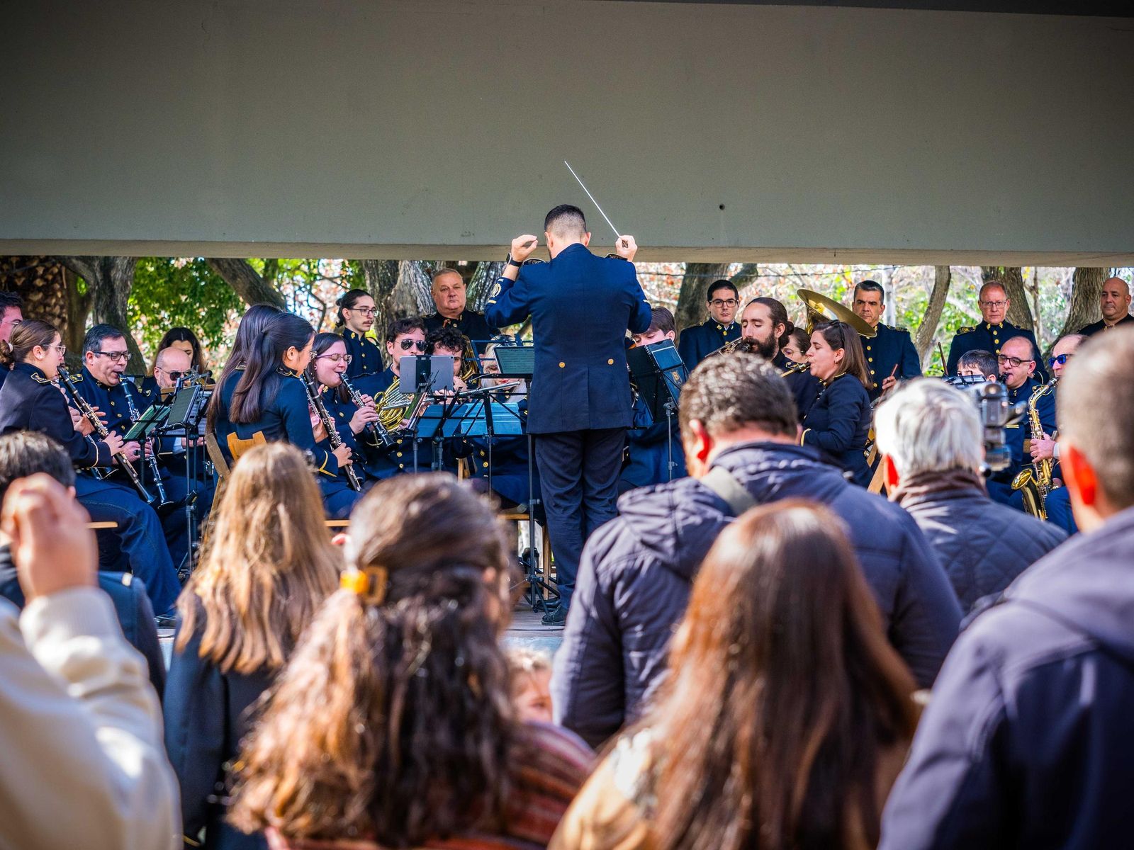 Sones cofrades en el Parque: celebrado el certamen de bandas de Nazareno en San Fernando
