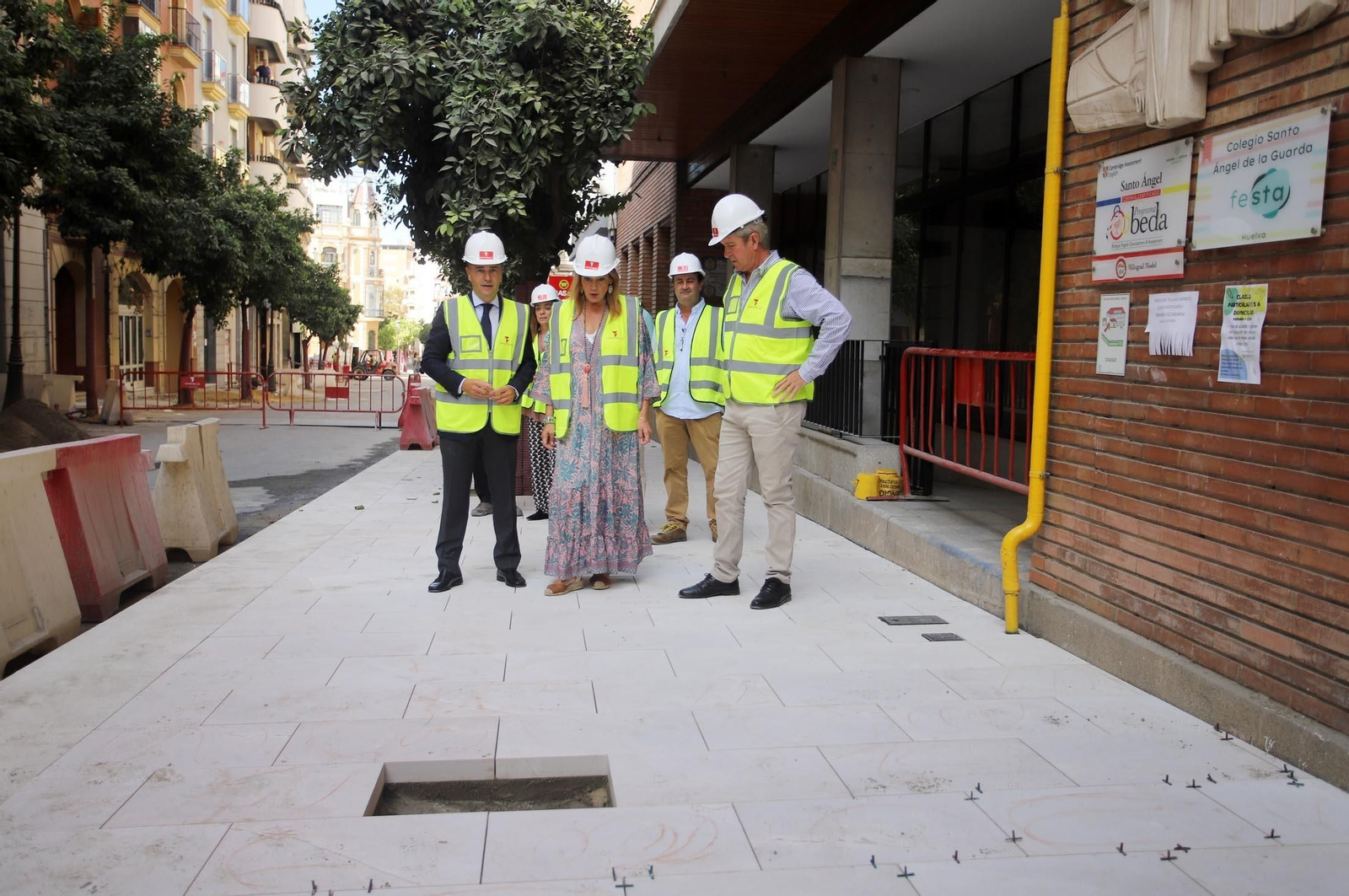 Imágenes de las obras de la calle Puerto