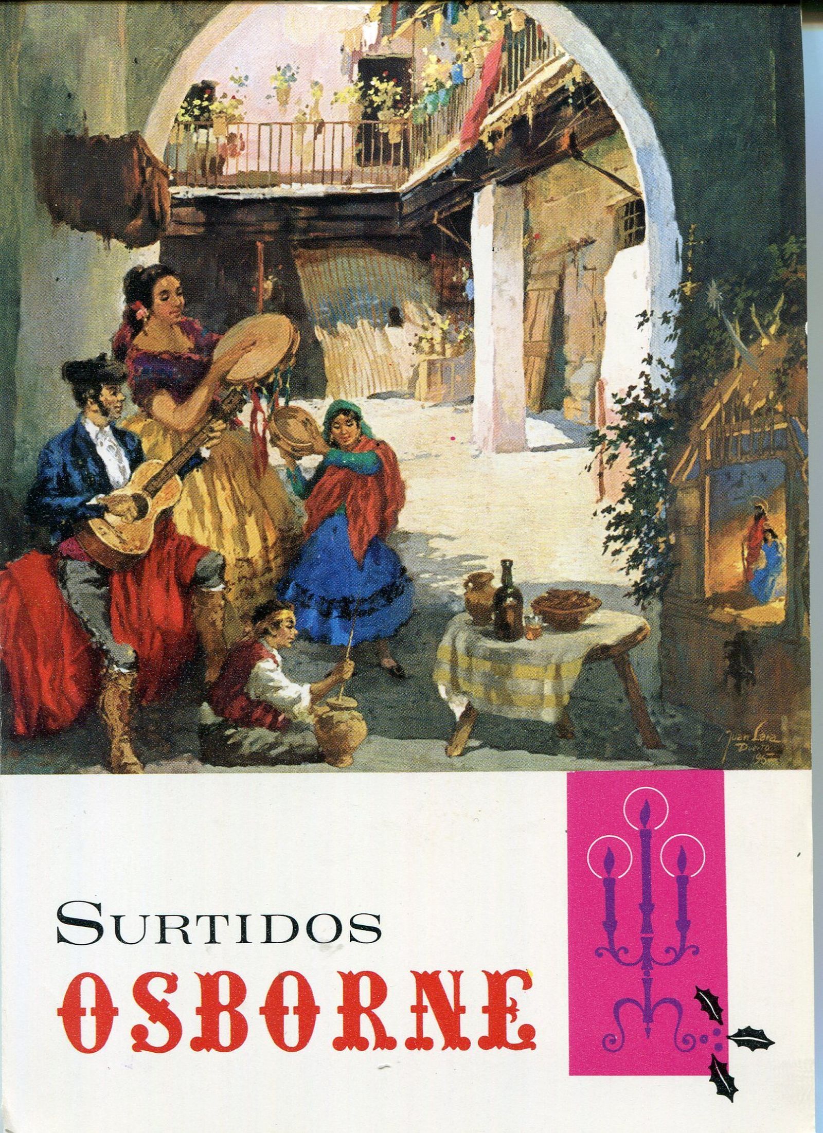 Promocional de Osborne para la campaña navideña.